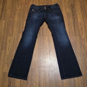 Diesel Womens Dark Wash Blue Denim Jeans W29 L32 Ronhar Stretch F3